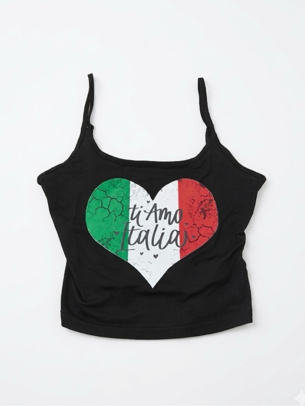 Black Ti Amo tank top